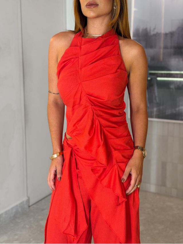 Macacão Seen Celebration Vermelho