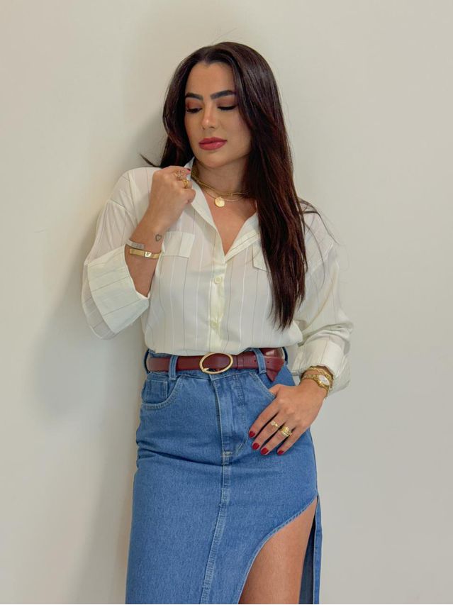 Cinto Couro Fivela Redonda Cherry