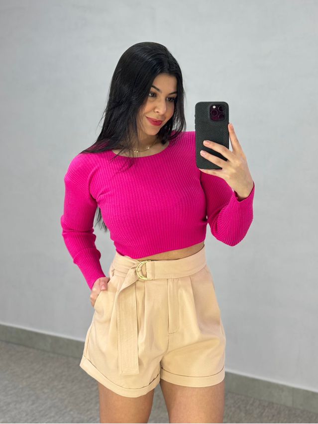 Cropped Amsterdã Pink 