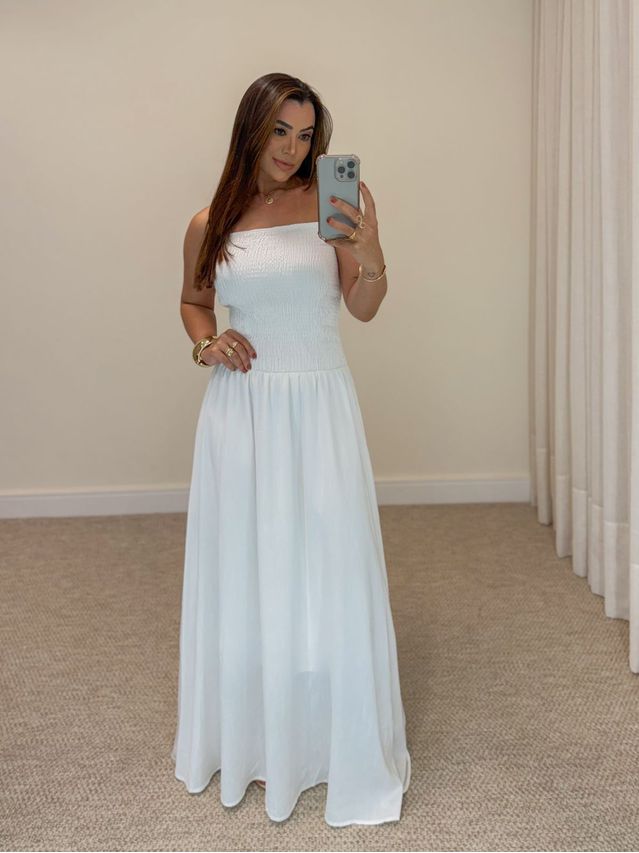 Vestido Lastex Carolina Off