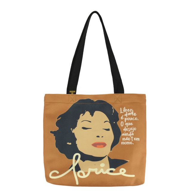BOOK BAG CLARICE LISPECTOR - Marrom