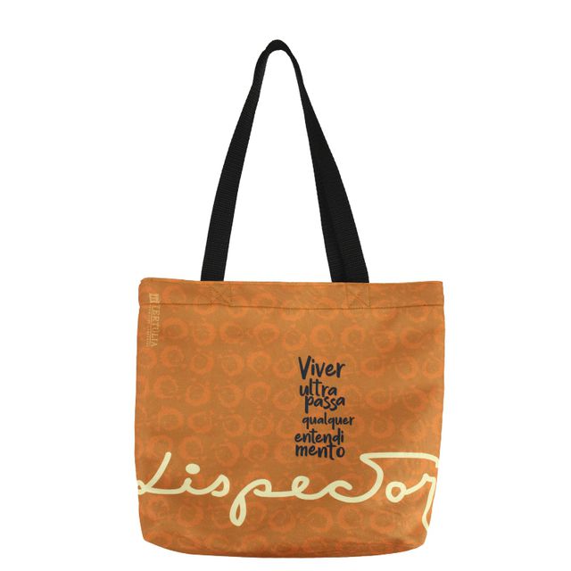 BOOK BAG CLARICE LISPECTOR - Marrom