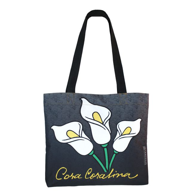 BOOK BAG CORA CORALINA MONTANHAS - Preta