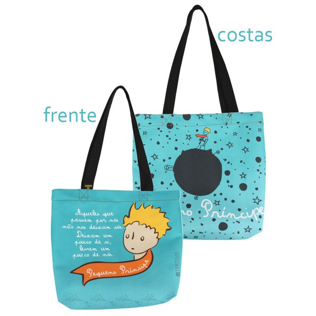 BOOK BAG PEQUENO PRÍNCIPE - Azul Claro