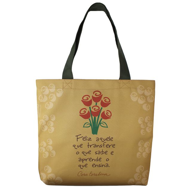 BOLSA CORA CORALINA PROFESSOR - Mostarda