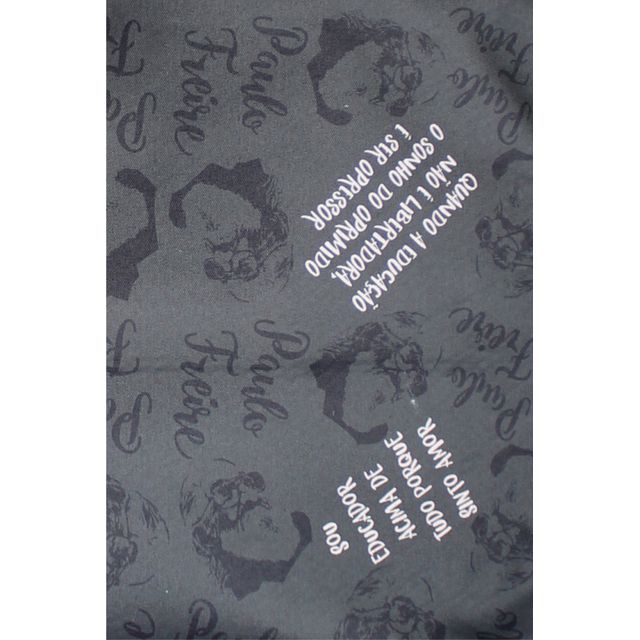 BOLSA PAULO FREIRE LEITURA - Cinza