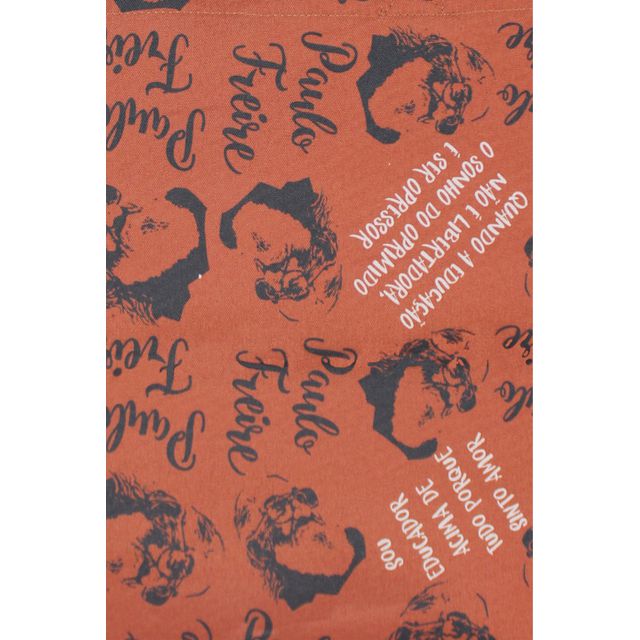 BOLSA PAULO FREIRE LEITURA - Vermelha