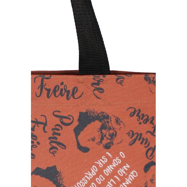 BOLSA PAULO FREIRE LEITURA - Vermelha