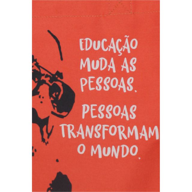 BOLSA PAULO FREIRE EDUCAÇÃO - Vermelha