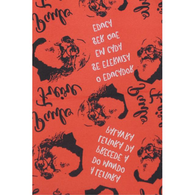 BOLSA PAULO FREIRE EDUCAÇÃO - Vermelha