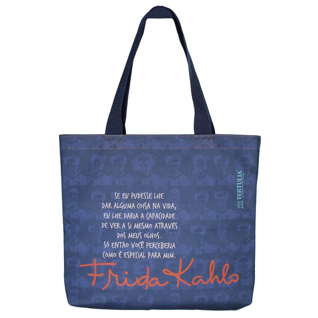 BOLSA FRIDA OLHOS - Marinho