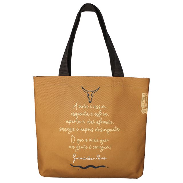 BOLSA GUIMARÃES ROSA - Mostarda