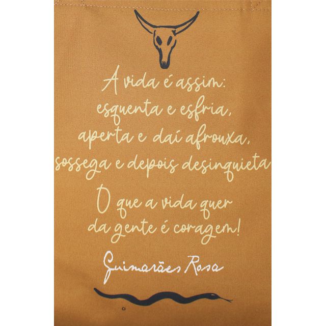 BOLSA GUIMARÃES ROSA - Mostarda