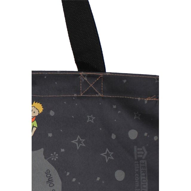 BOLSA PEQUENO PRÍNCIPE - Preto