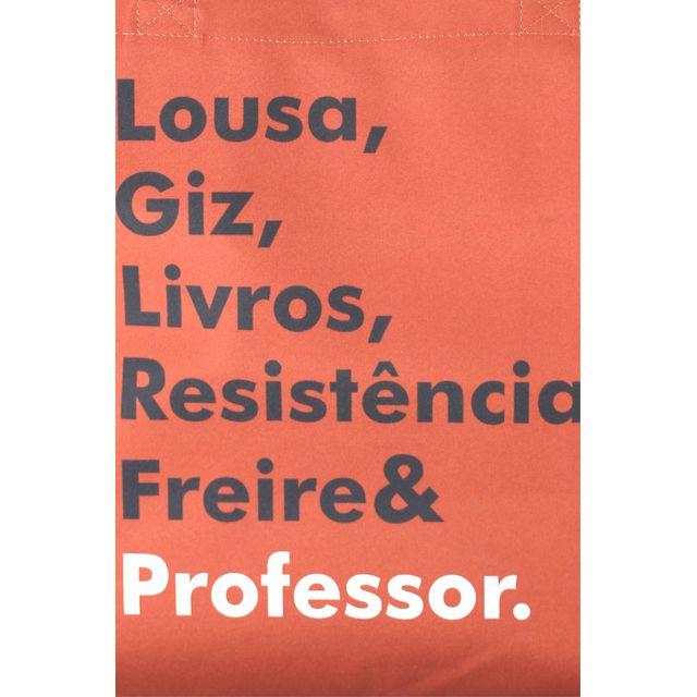 BOLSA FREIRE PROFESSOR - Vermelho