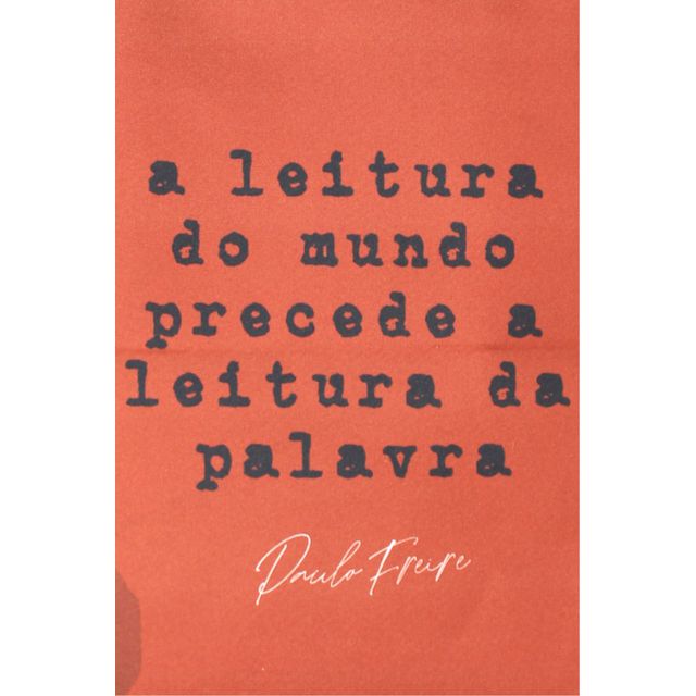BOLSA FREIRE PROFESSOR - Vermelho