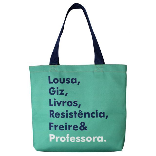 BOLSA FREIRE PROFESSORA - Verde