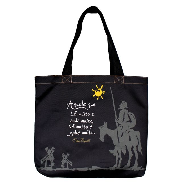 BOLSA DOM QUIXOTE - Preta