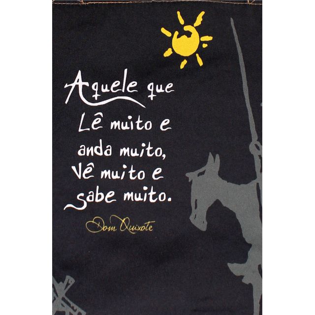 BOLSA DOM QUIXOTE - Preta