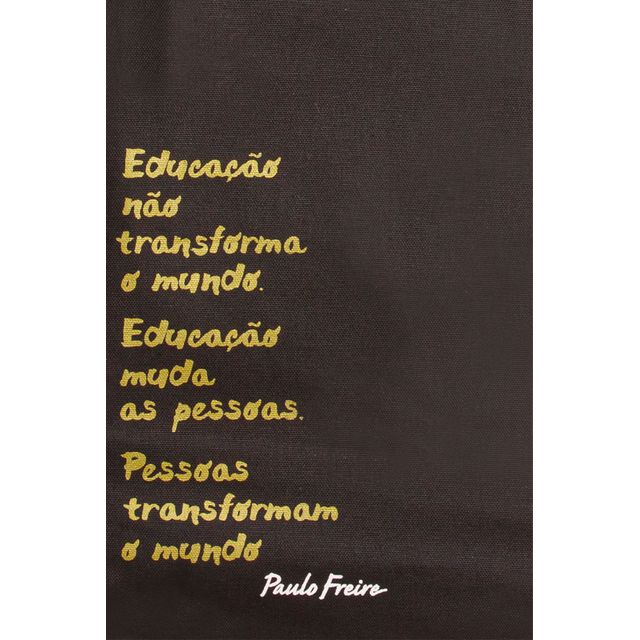 BOLSA PAULO FREIRE - Slim Preta