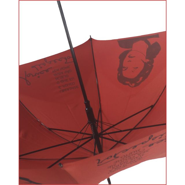 GUARDA-CHUVA CLARICE LISPECTOR - Policarbono (vermelho)