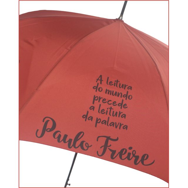 GUARDA-CHUVA PAULO FREIRE - Policarbono (vermelho) 