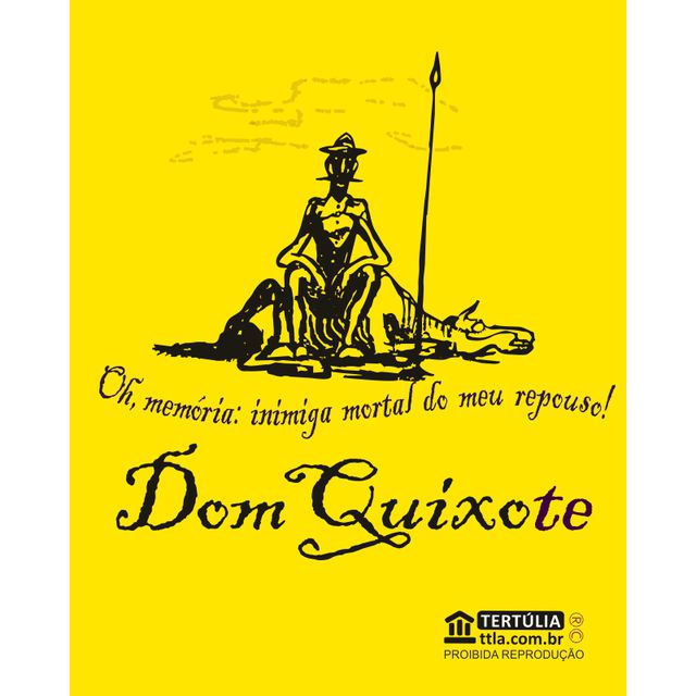 GUARDA-CHUVA DOM QUIXOTE - Amarelo