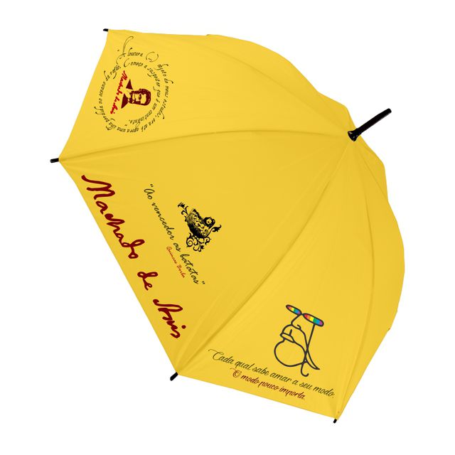 GUARDA-CHUVA MACHADO DE ASSIS - Amarelo