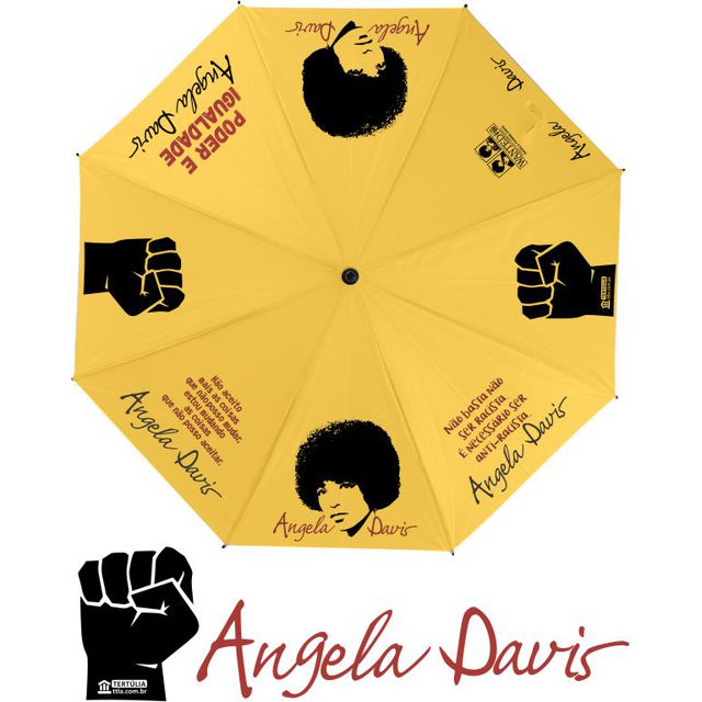 GUARDA-CHUVA ANGELA DAVIS - Amarelo