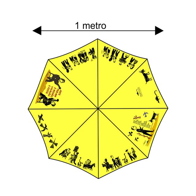 GUARDA-CHUVA ARIANO - Amarelo