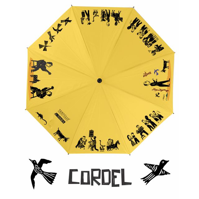 GUARDA-CHUVA CORDEL - Amarelo