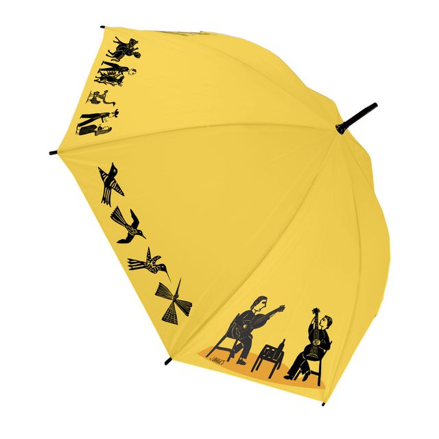 GUARDA-CHUVA CORDEL - Amarelo