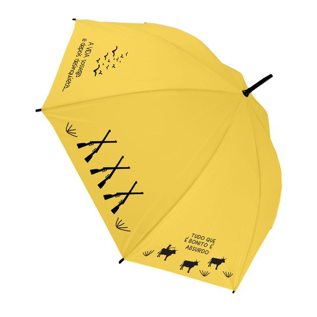 GUARDA-CHUVA GUIMARÃES ROSA - Amarelo
