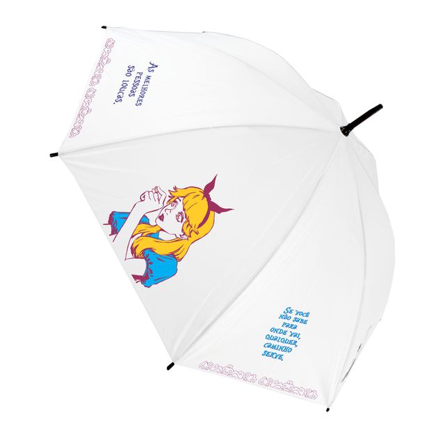GUARDA-CHUVA MUNDO ALICE - Branco
