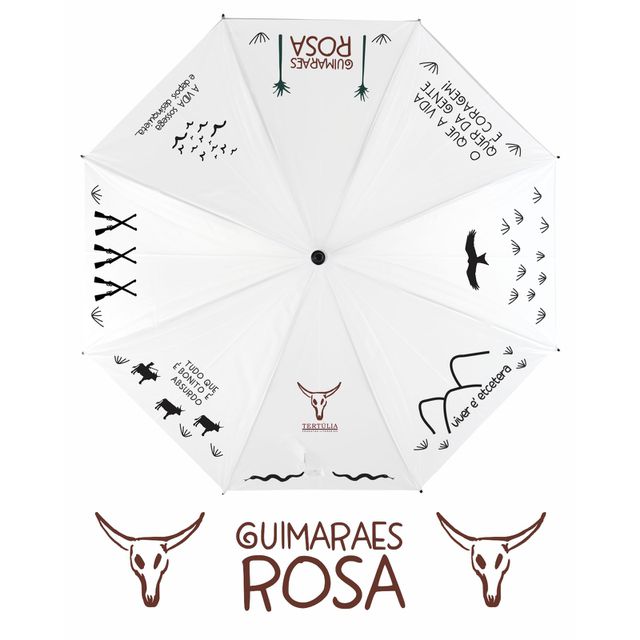 GUARDA-CHUVA GUIMARÃES ROSA - Branco