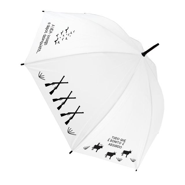 GUARDA-CHUVA GUIMARÃES ROSA - Branco