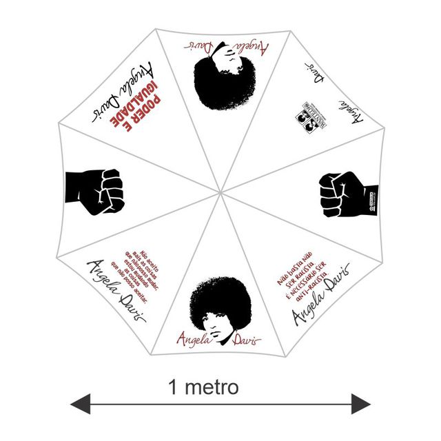 GUARDA-CHUVA ANGELA DAVIS - Amarelo