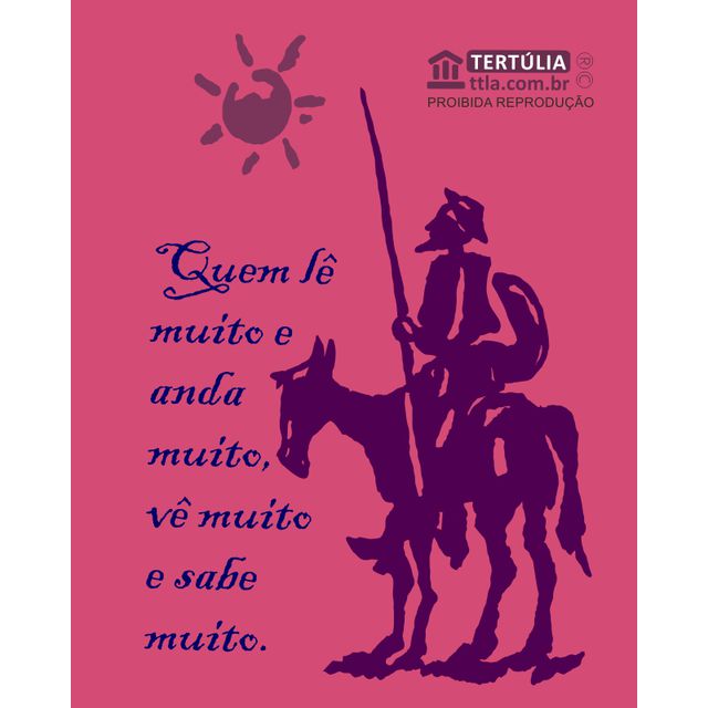 GUARDA-CHUVA DOM QUIXOTE - Pink