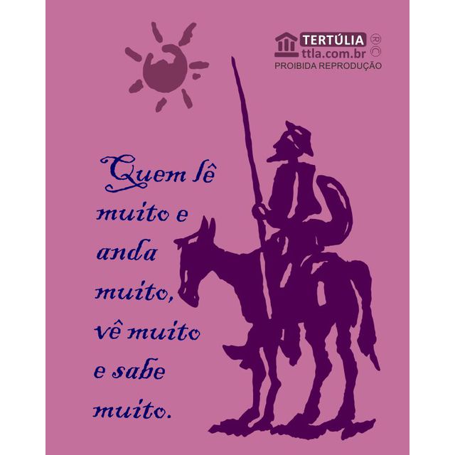 GUARDA-CHUVA DOM QUIXOTE - Roxo