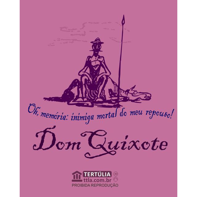 GUARDA-CHUVA DOM QUIXOTE - Roxo