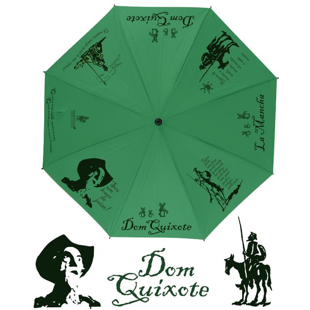 GUARDA-CHUVA DOM QUIXOTE - Verde