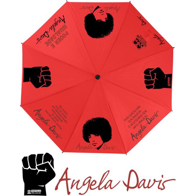 GUARDA-CHUVA ANGELA DAVIS - Vermelho