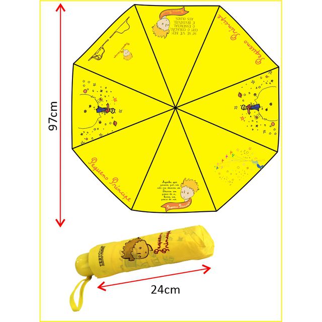 SOMBRINHA PEQUENO PRÍNCIPE - Amarela 