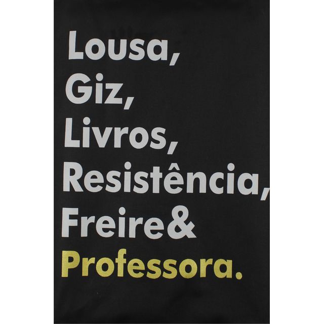 BOLSA FREIRE PROFESSORA - Slim Preta