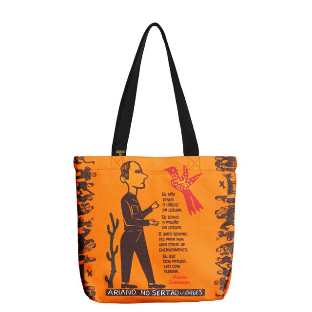 BOOK BAG ARIANO SUASSUNA - Laranja