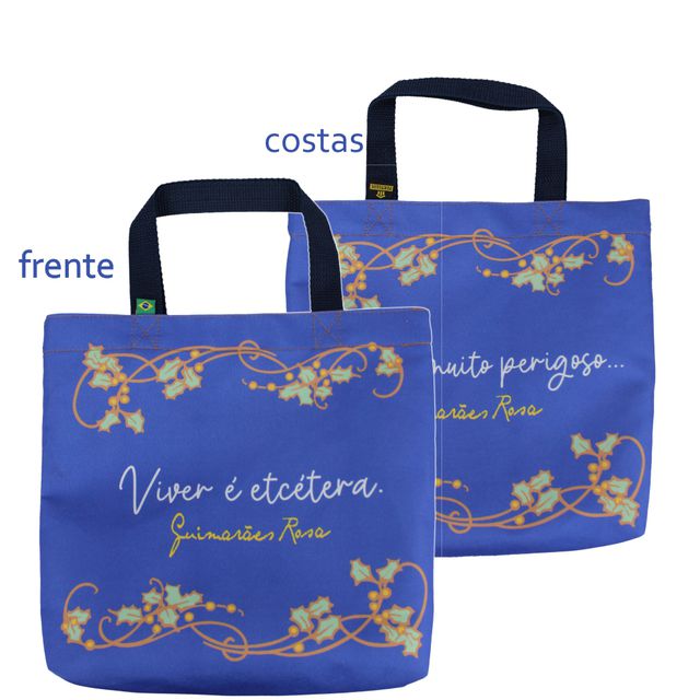 BOOK BAG GUIMARÃES ROSA - Azul