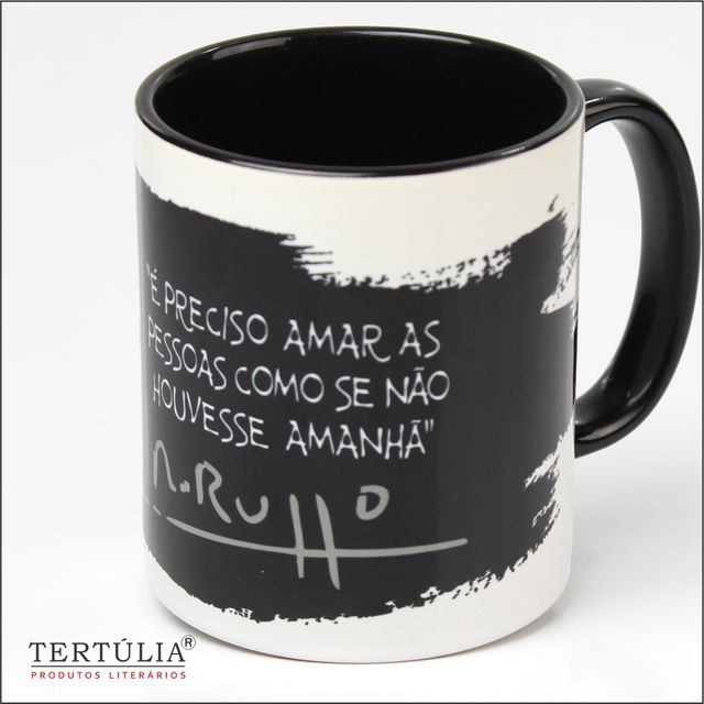 CANECA RENATO RUSSO PAIS E FILHOS - Preta