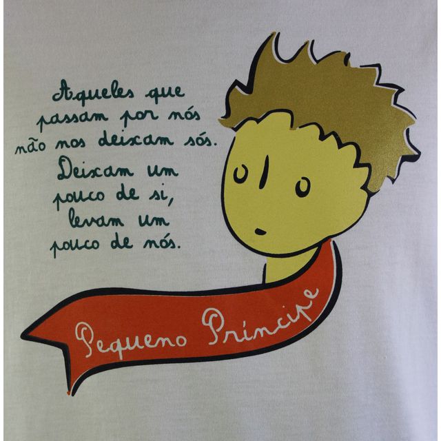 Camiseta Pequeno Príncipe Branca