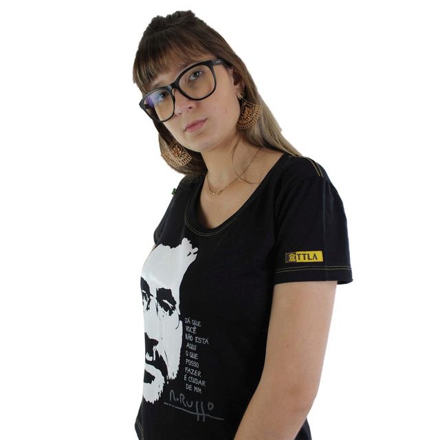 Babylook Renato Russo Vento no Litoral Preta