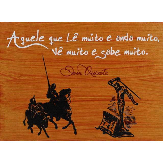 Quadrinho Dom Quixote Sabedoria